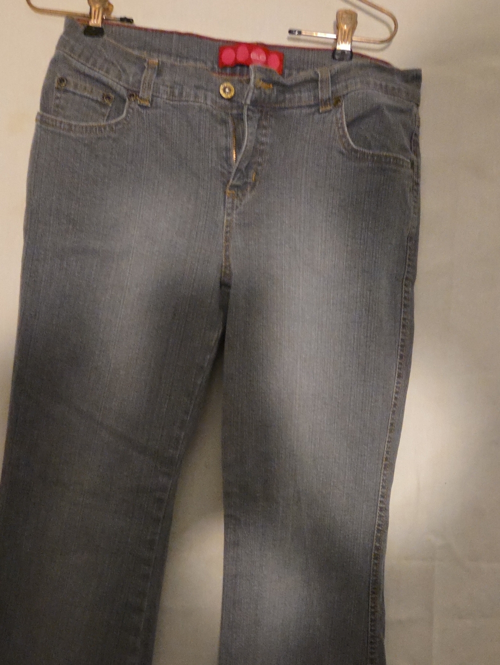 Classic Women's Mid-Rise Grey Jeans